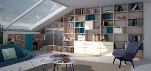 Aménagement bibliothèque