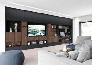 Agencement sur mesure salon Alsace