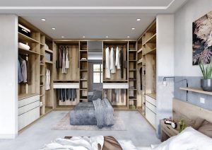 Aménagement dressing chambre
