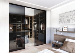 Portes en verre dressing