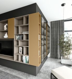 Meuble sur mesure salon Alsace