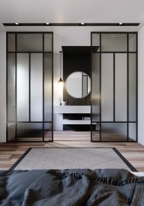 Verrière salle de bain