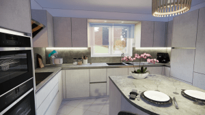 Plan 3D Cuisine Alsace